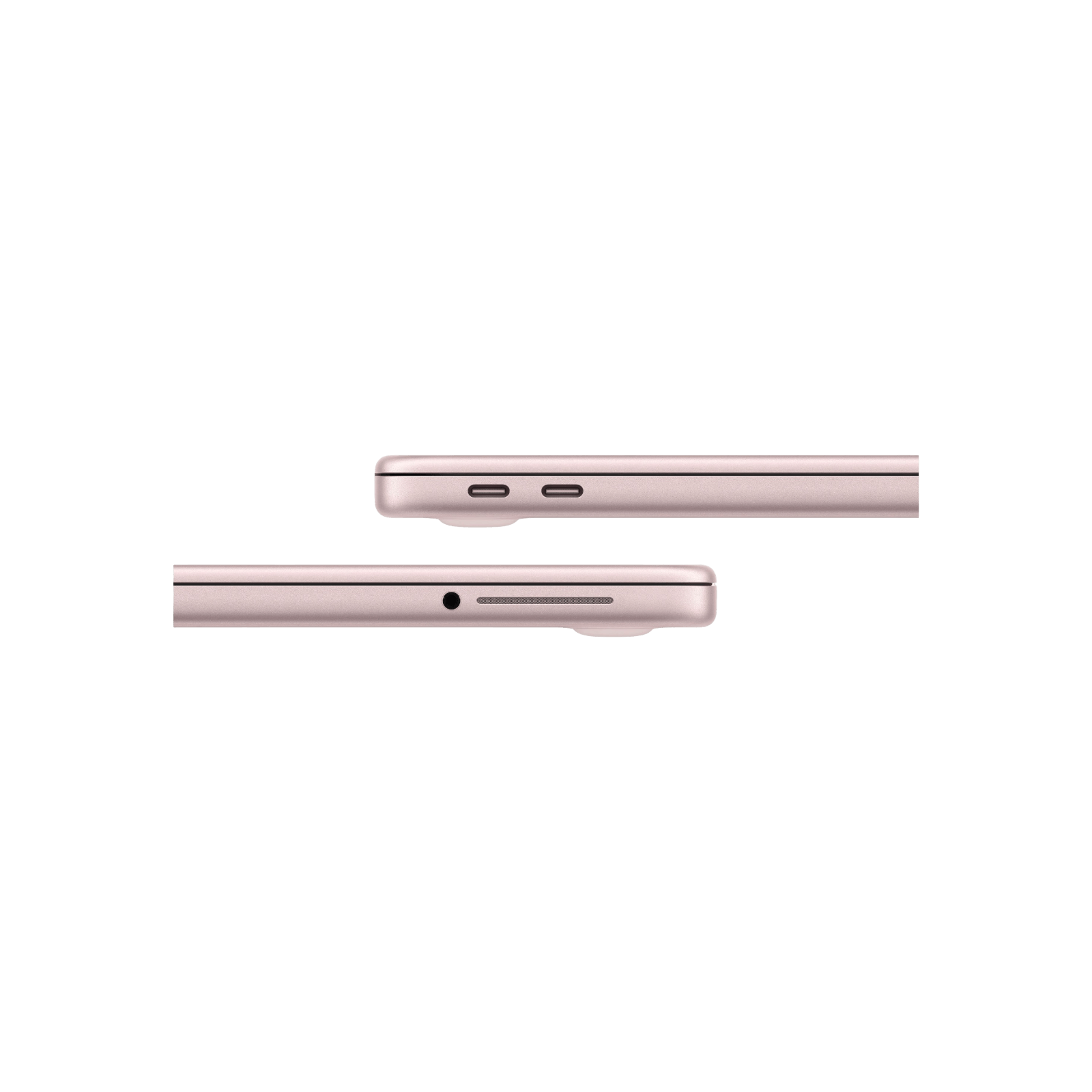 Laptop Apple MacBook Neo Różowy Klawiatura bok lewy i prawy