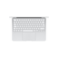 Laptop Apple MacBook Neo Srebrny Rzut z góry