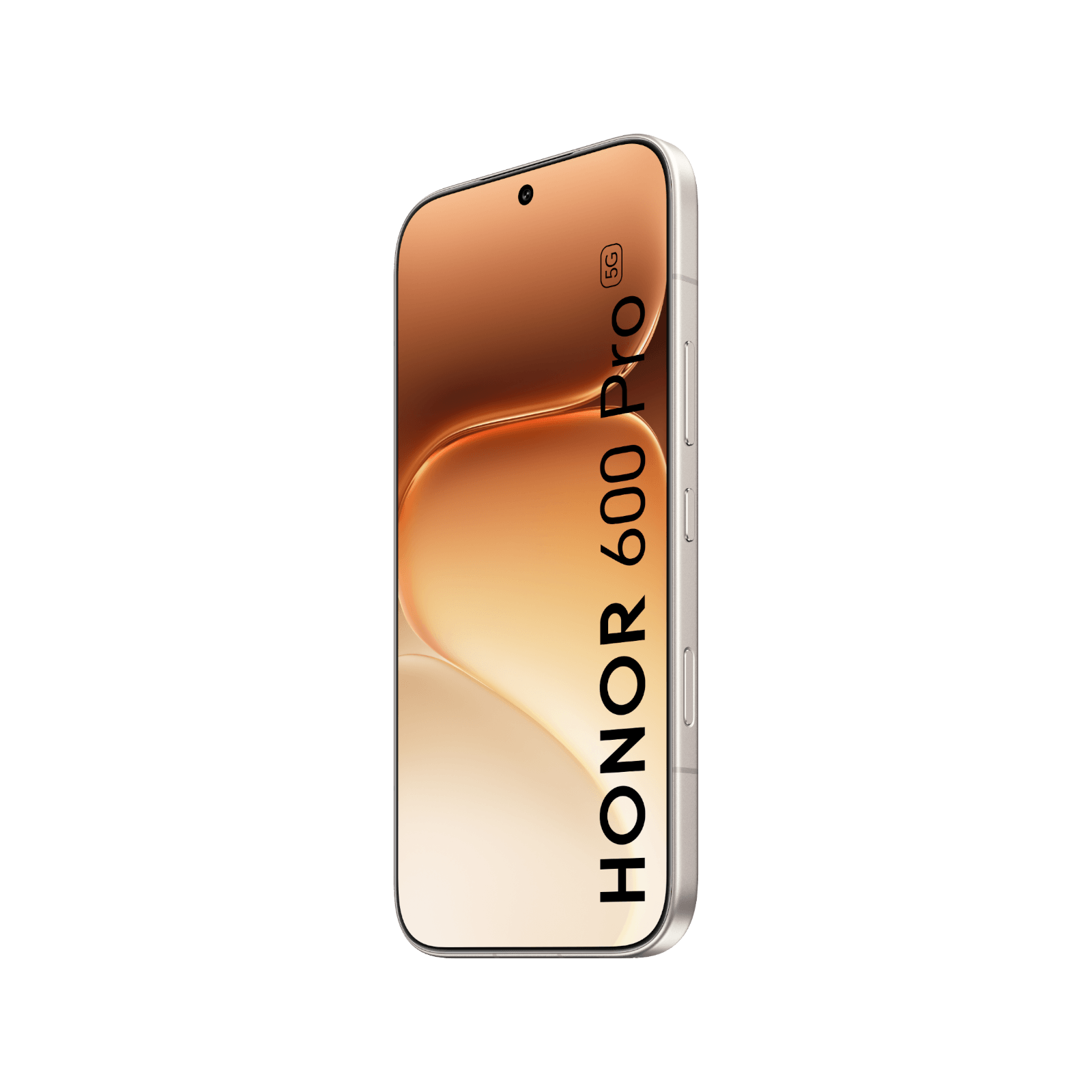 Smartfon HONOR 600 Pro White Gold Front and Buttons