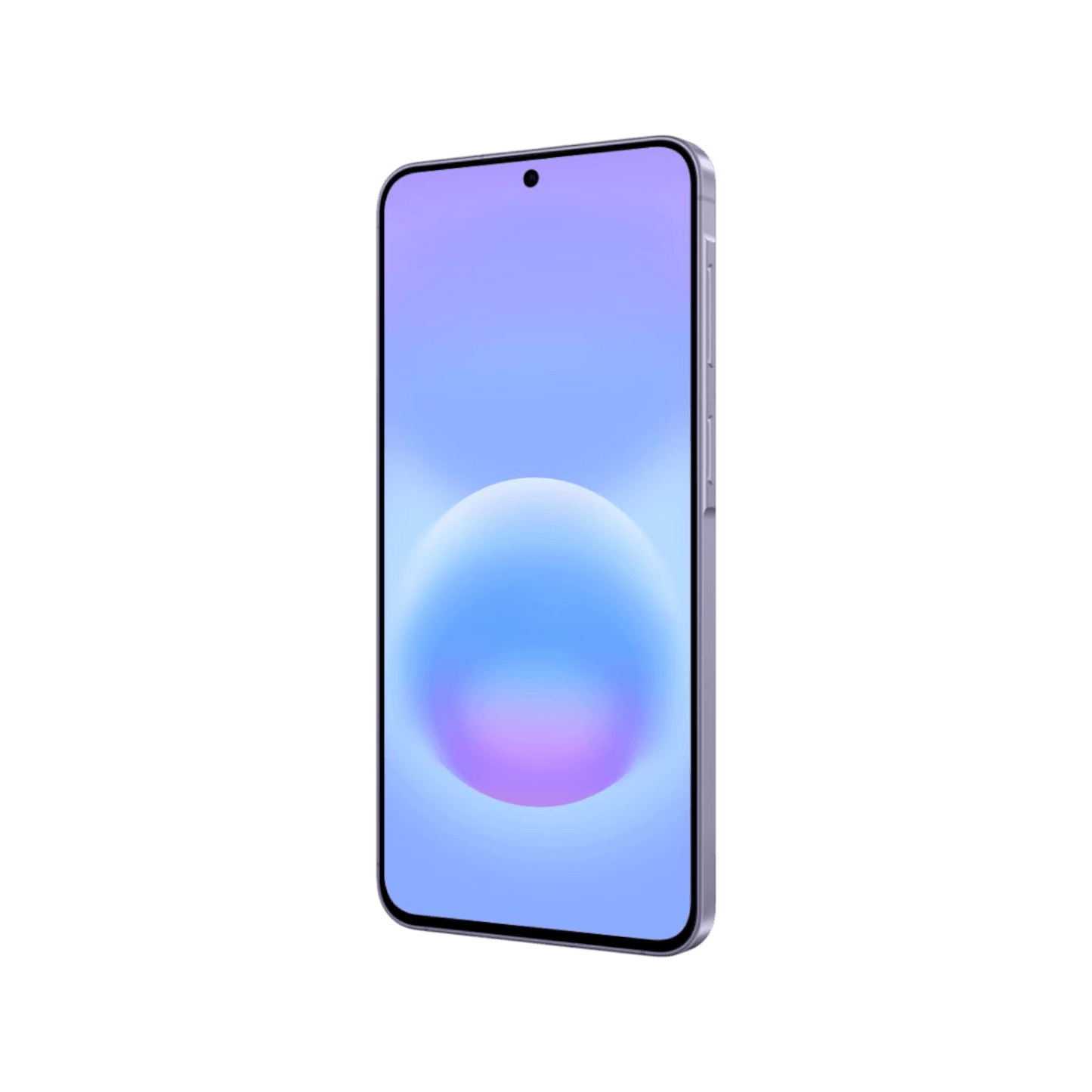 Smartfon Samsung Galaxy A57 5G Fioletowy Przedni, prawy bok obudowy