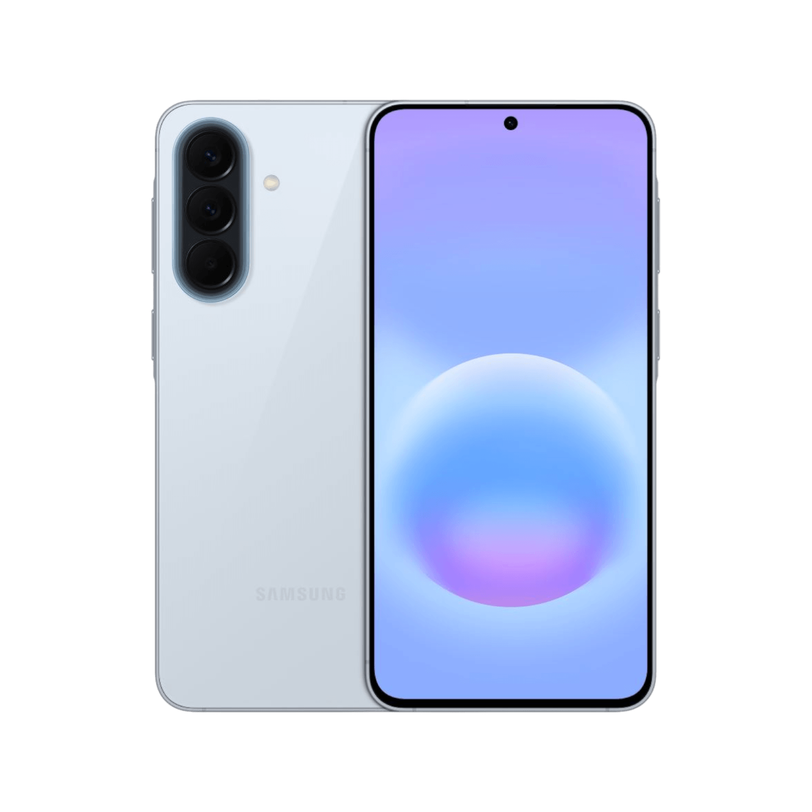 Smartfon Samsung Galaxy A57 5G Jasnoniebieski Przednia i tylna obudowa