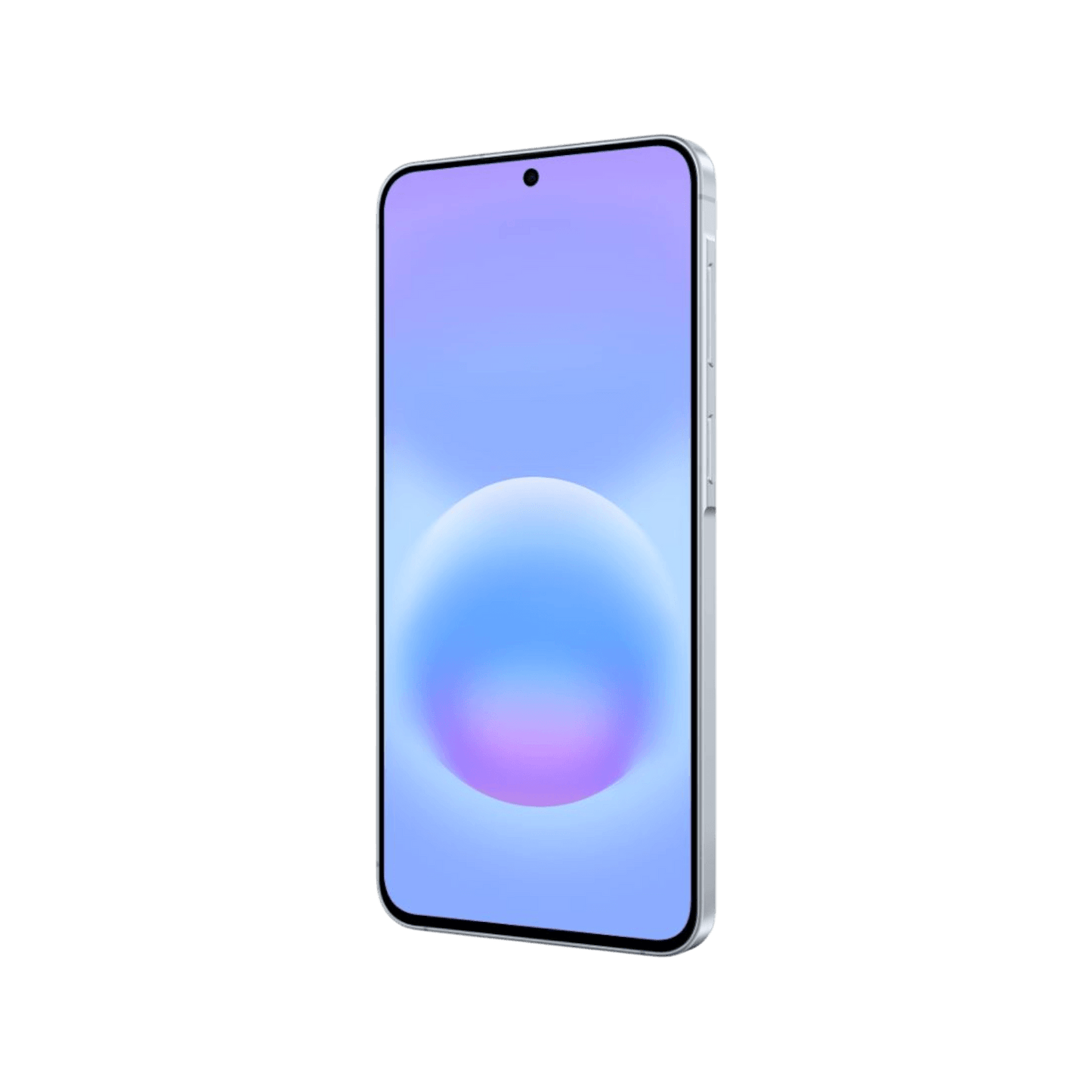 Smartfon Samsung Galaxy A57 5G Jasnoniebieski Przedni, prawy bok obudowy