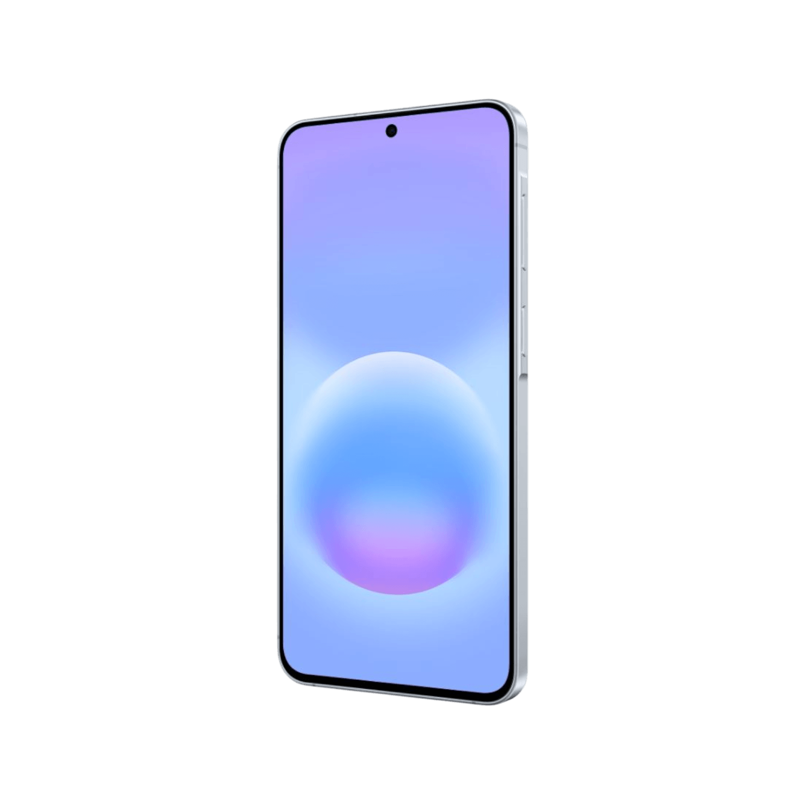 Smartfon Samsung Galaxy A57 5G Jasnoniebieski Przedni, prawy bok obudowy