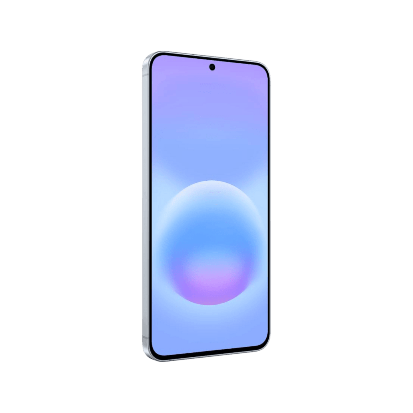 Smartfon Samsung Galaxy A57 5G Jasnoniebieski Przedni, lewy bok obudowy