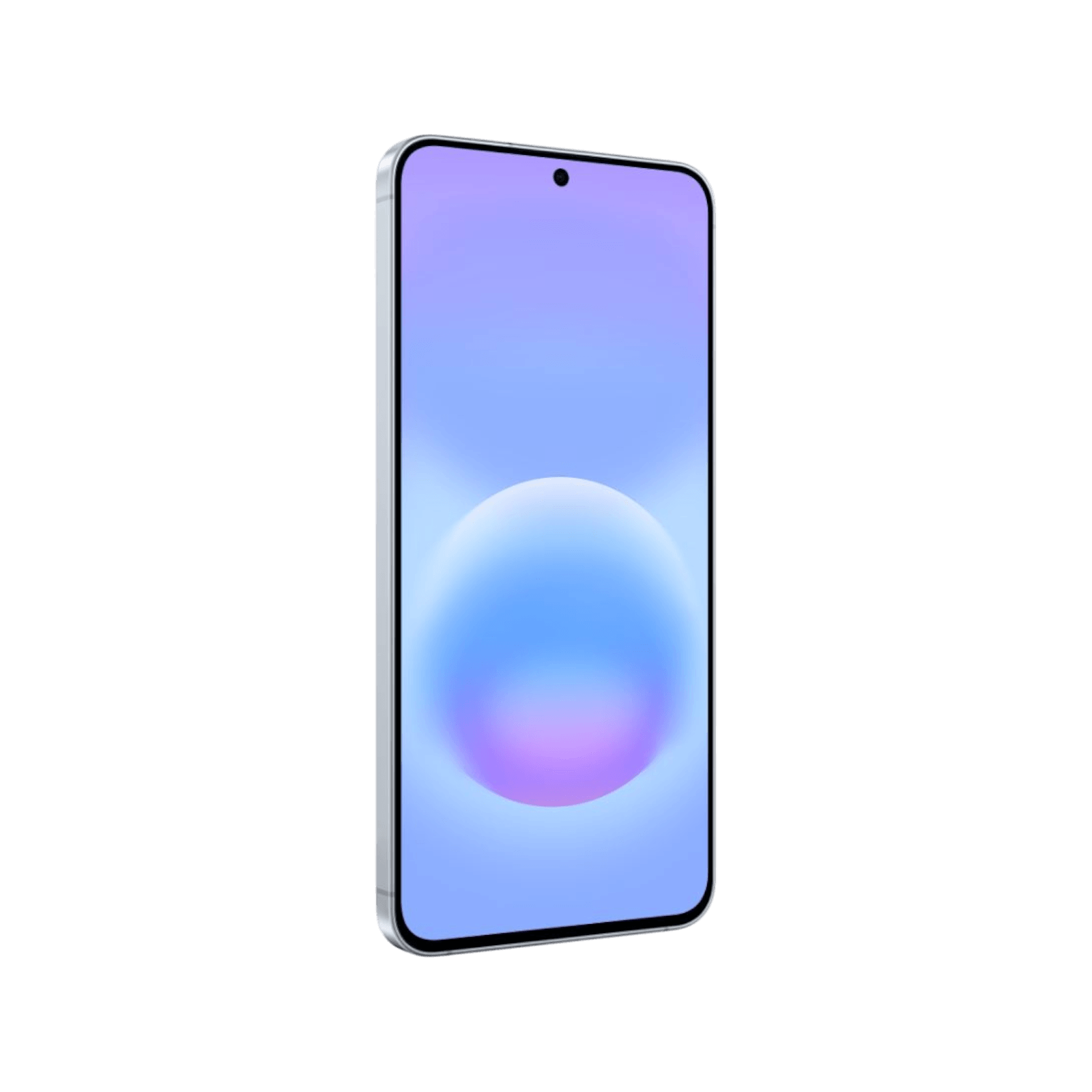 Smartfon Samsung Galaxy A57 5G Jasnoniebieski Przedni, lewy bok obudowy