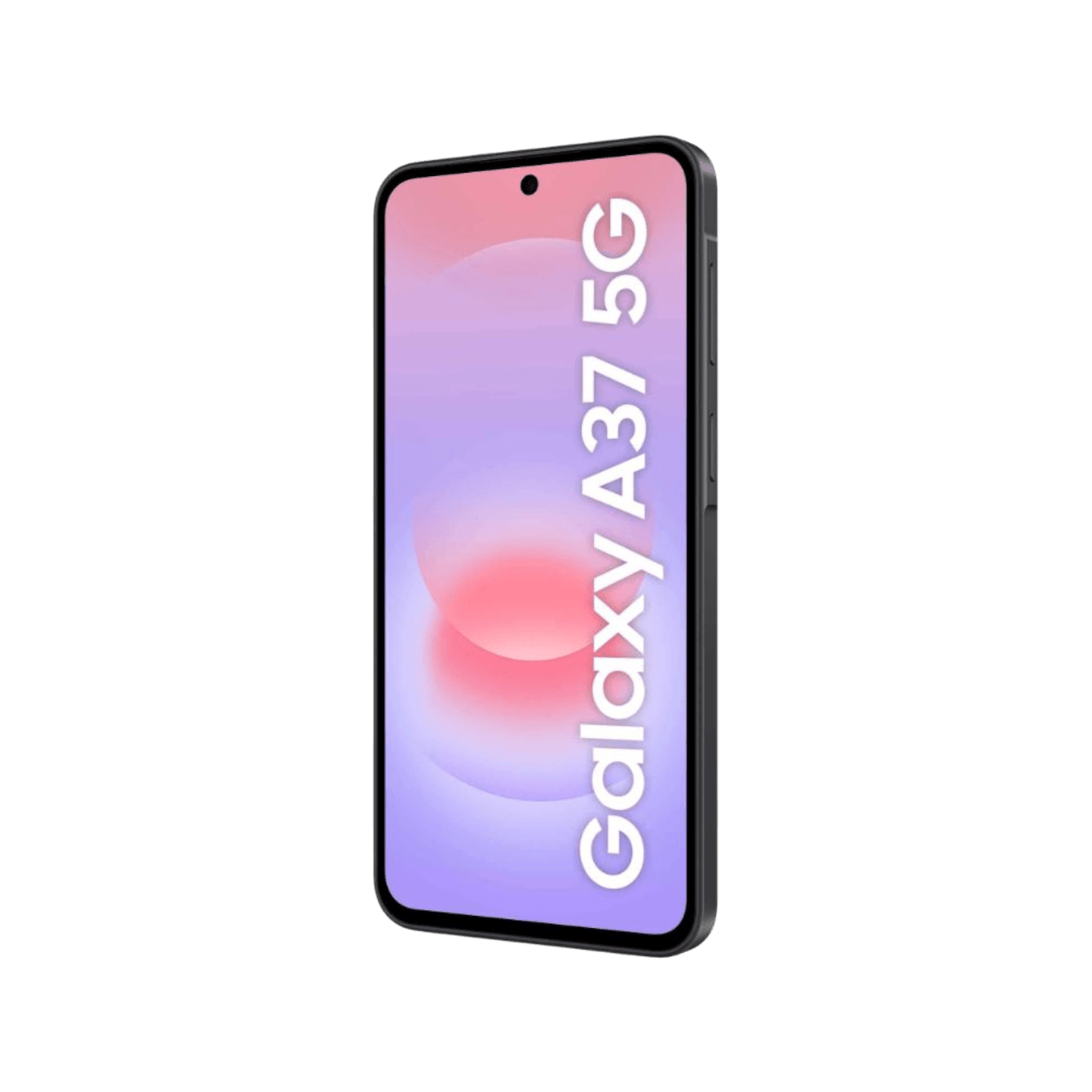 Smartfon Samsung Galaxy A37 5G prawy, przedni bok