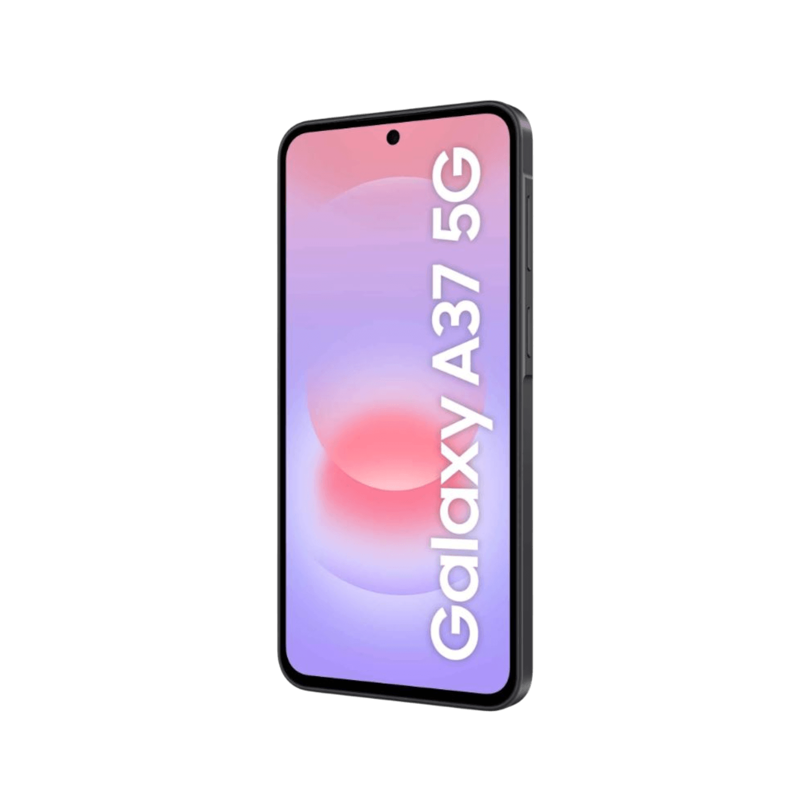 Smartfon Samsung Galaxy A37 5G prawy, przedni bok