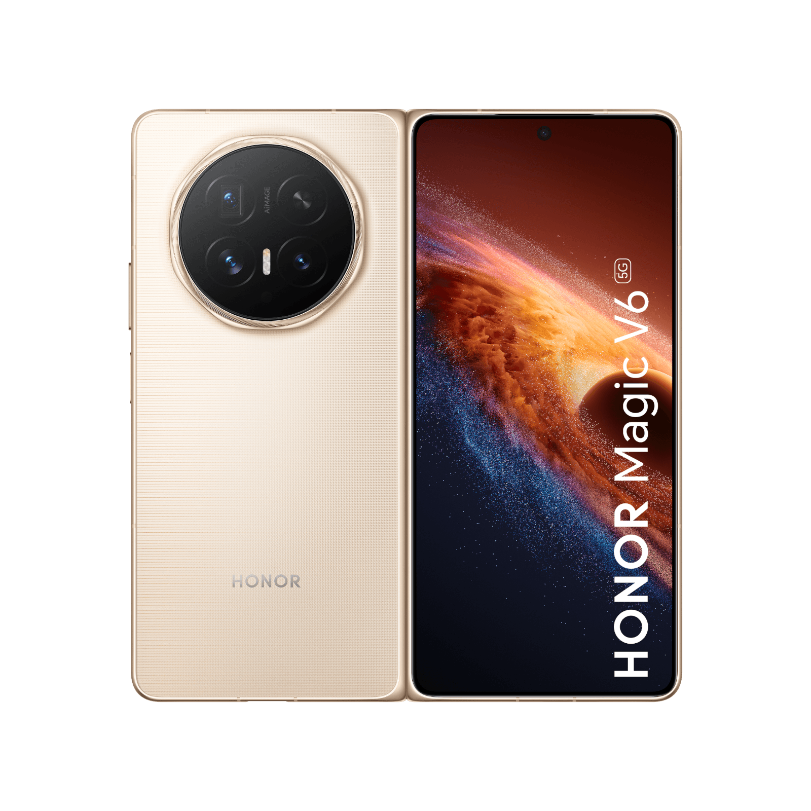 HONOR Magic V6 Złoty Przód i tył obudowy