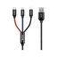 Baseus Three Primary Colors Kabel 3w1 USB - Lightning Micro USB-C 30cm