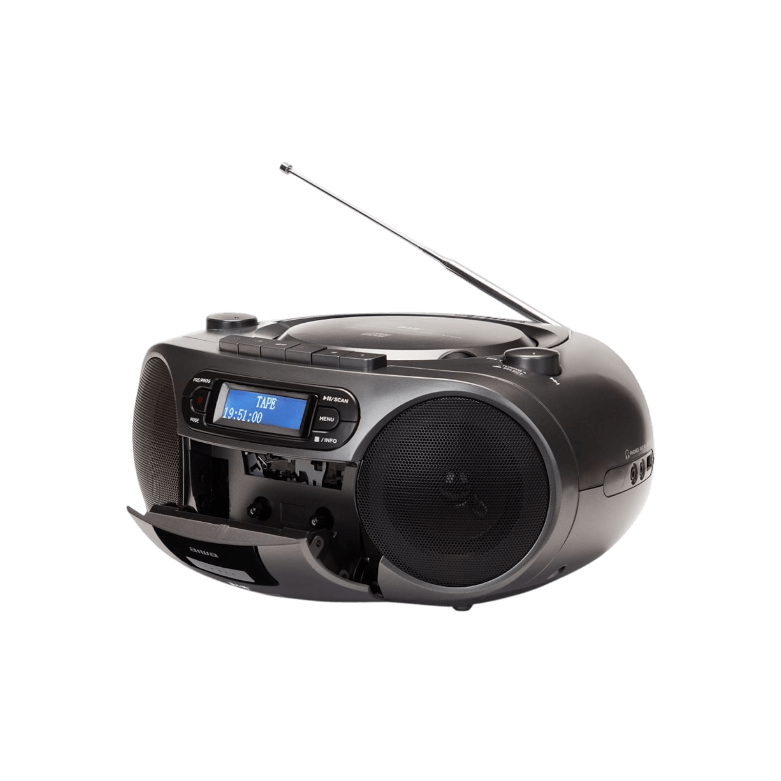 Radioodtwarzacz AIWA BBTC-660DAB/MG Bluetooth Szary.