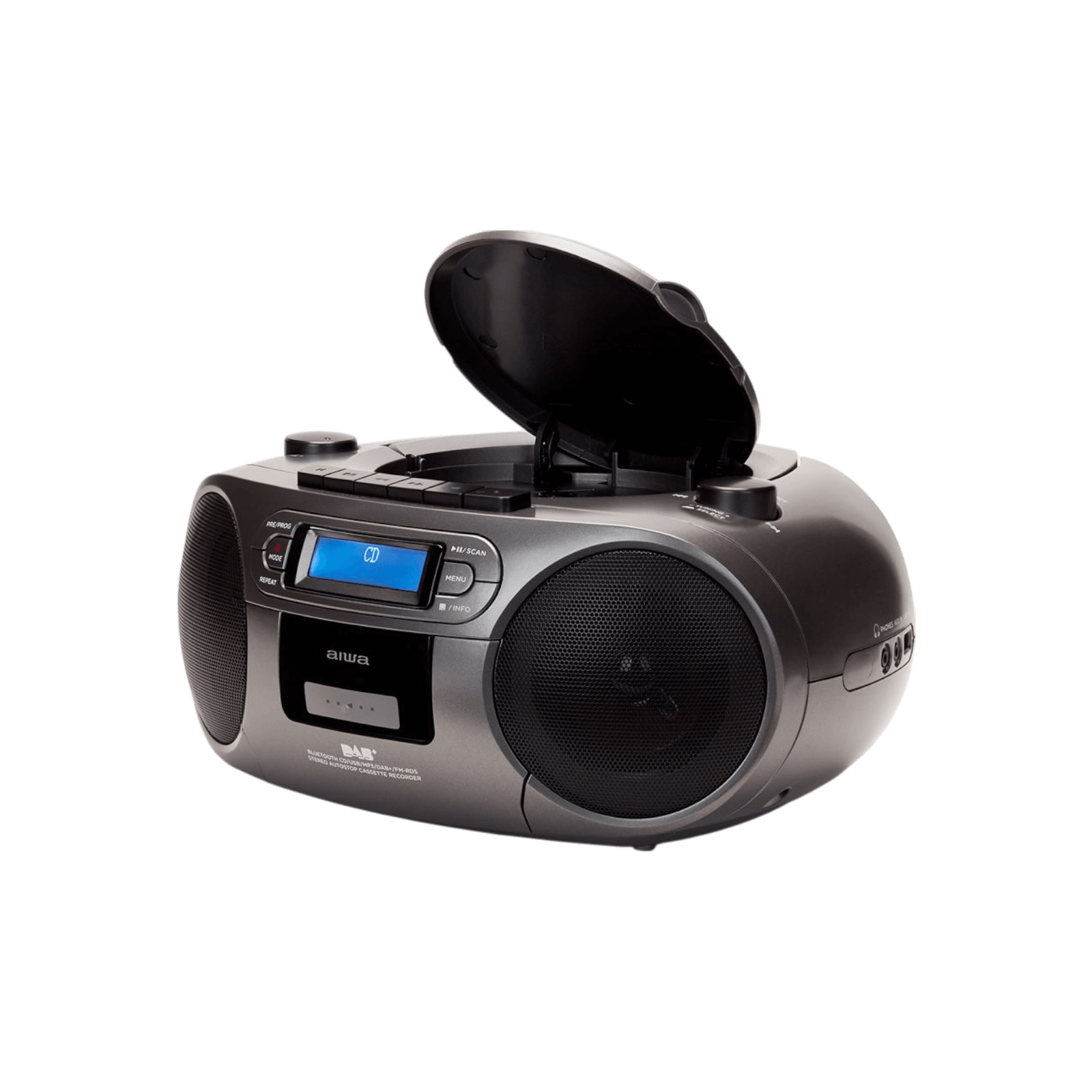 Radioodtwarzacz AIWA BBTC-660DAB/MG Bluetooth Szary.