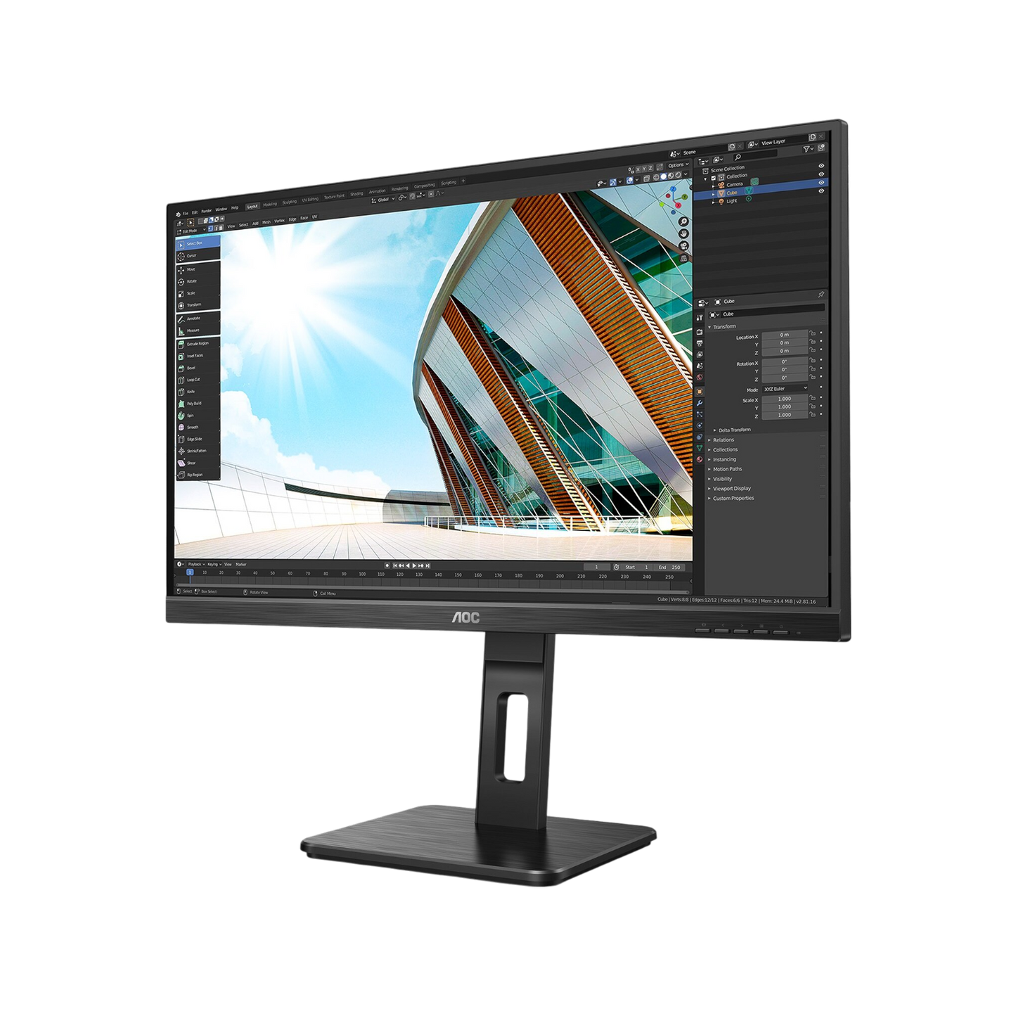 Monitor AOC 27P2Q 27" IPS Full HD