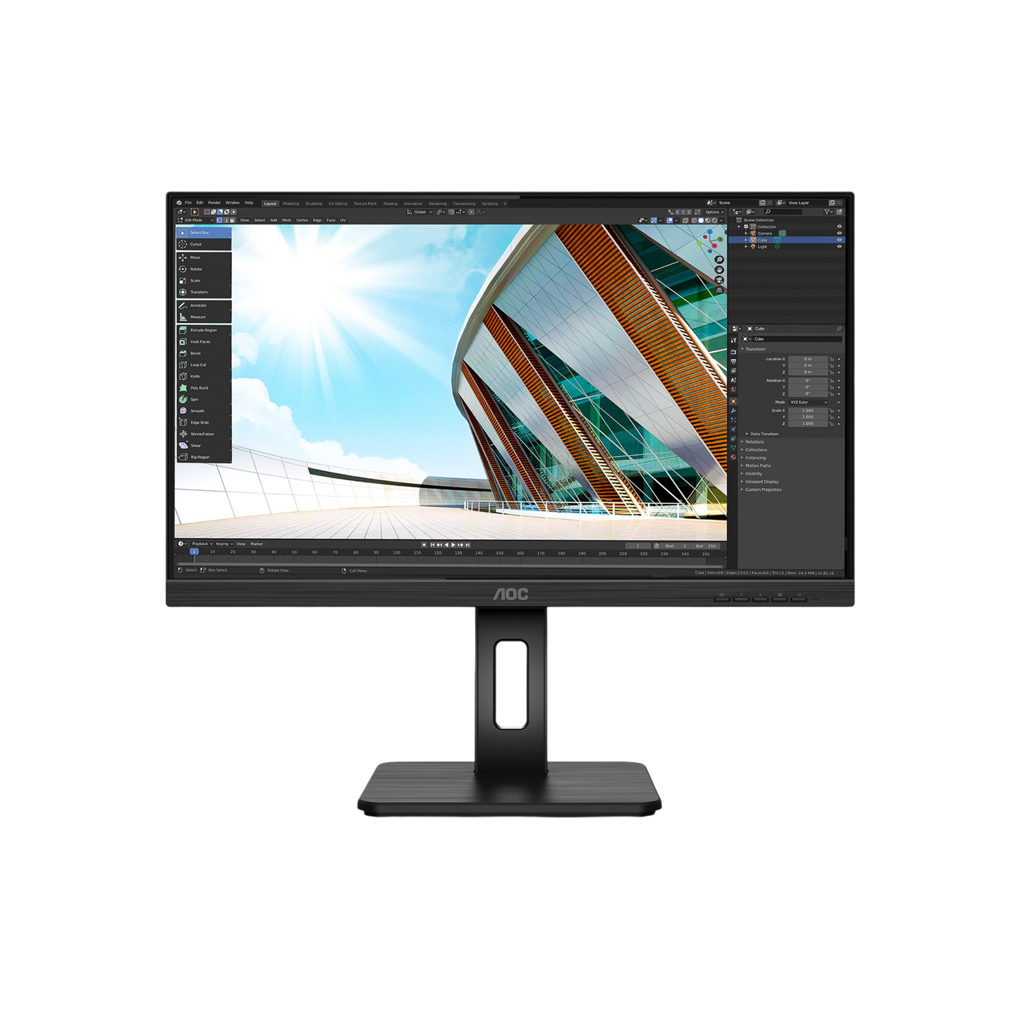 Monitor AOC U27P2 27" IPS 4K UHD