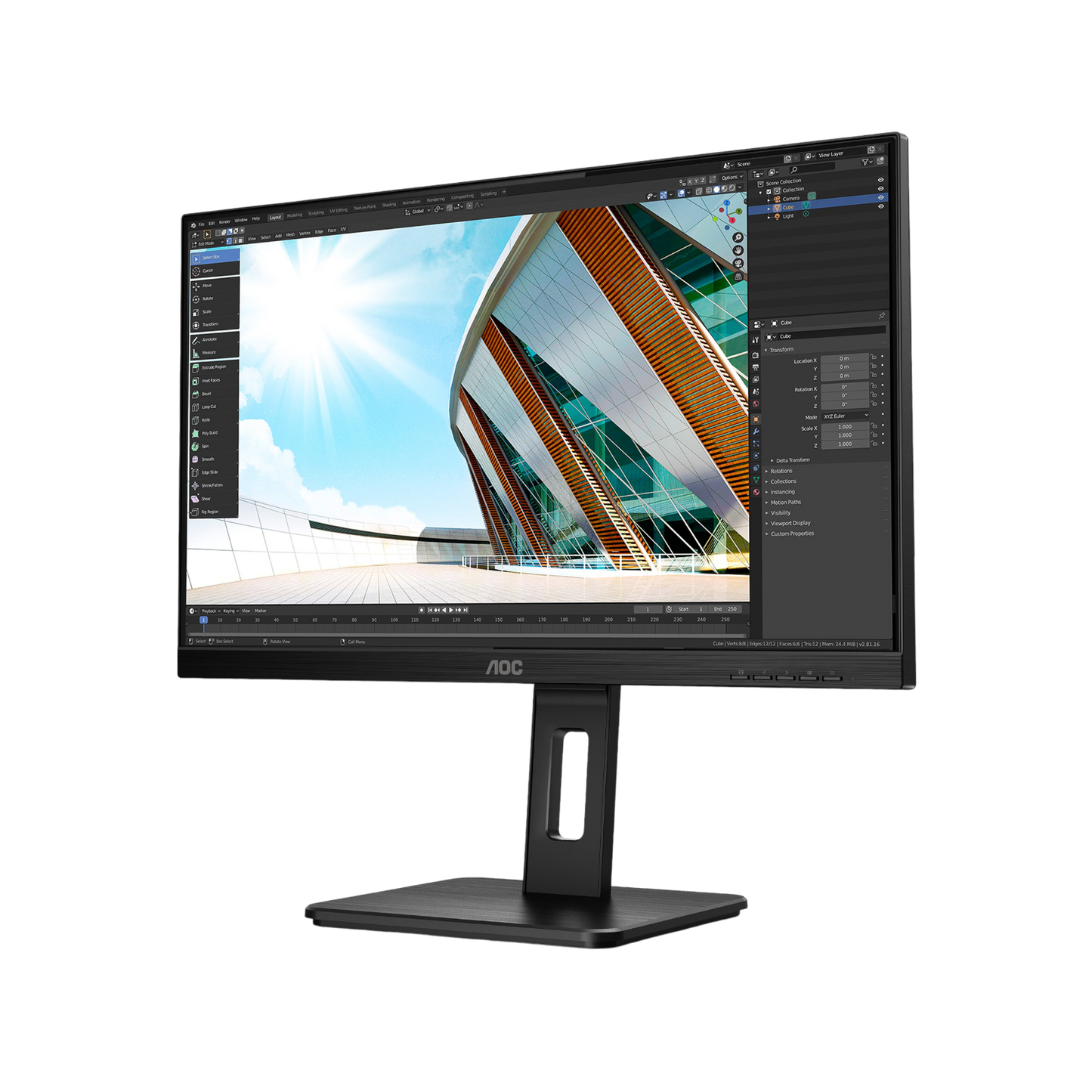 Monitor AOC U27P2 27" IPS 4K UHD