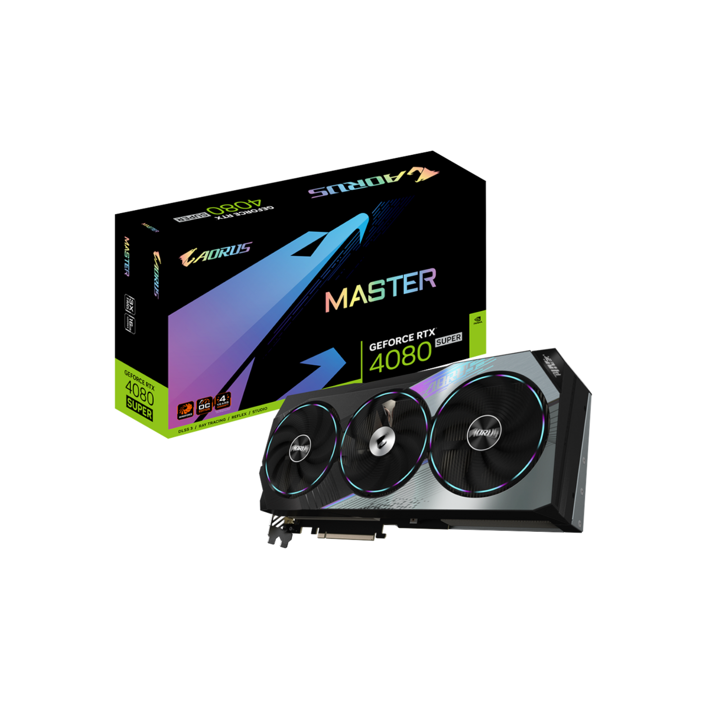 Karta graficzna Gigabyte AORUS GeForce RTX 4080 SUPER MASTER 16GB GDDR6X