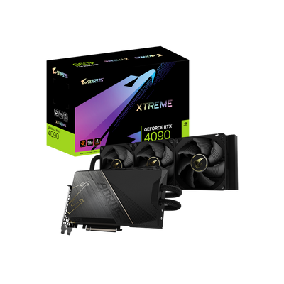 Karta graficzna Gigabyte AORUS GeForce RTX 4090 XTREME WATERFORCE 24GB GDDR6X