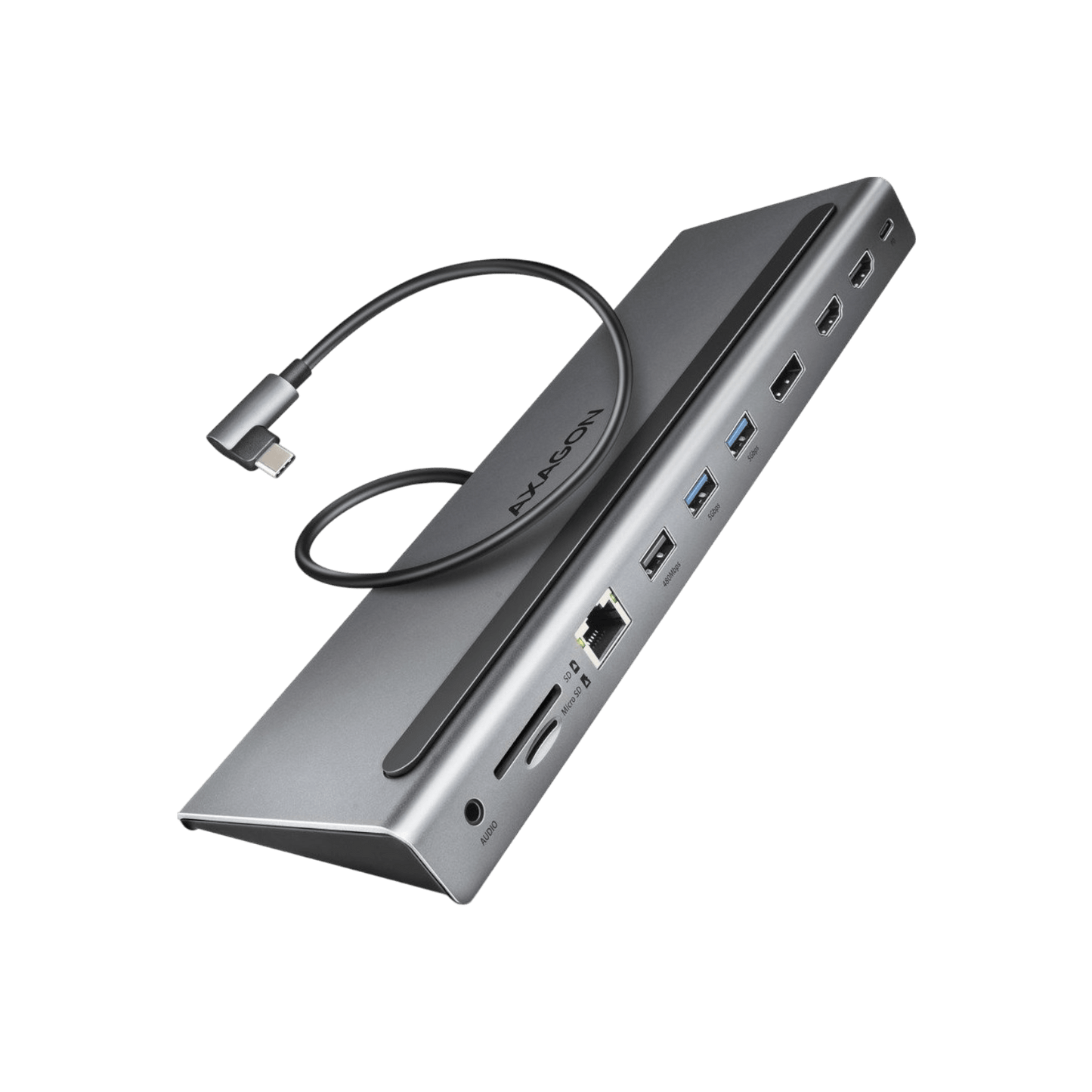 Stacja dokująca AXAGON HMC-4KX3 USB-C Triple 4K Display Power Delivery 100 W