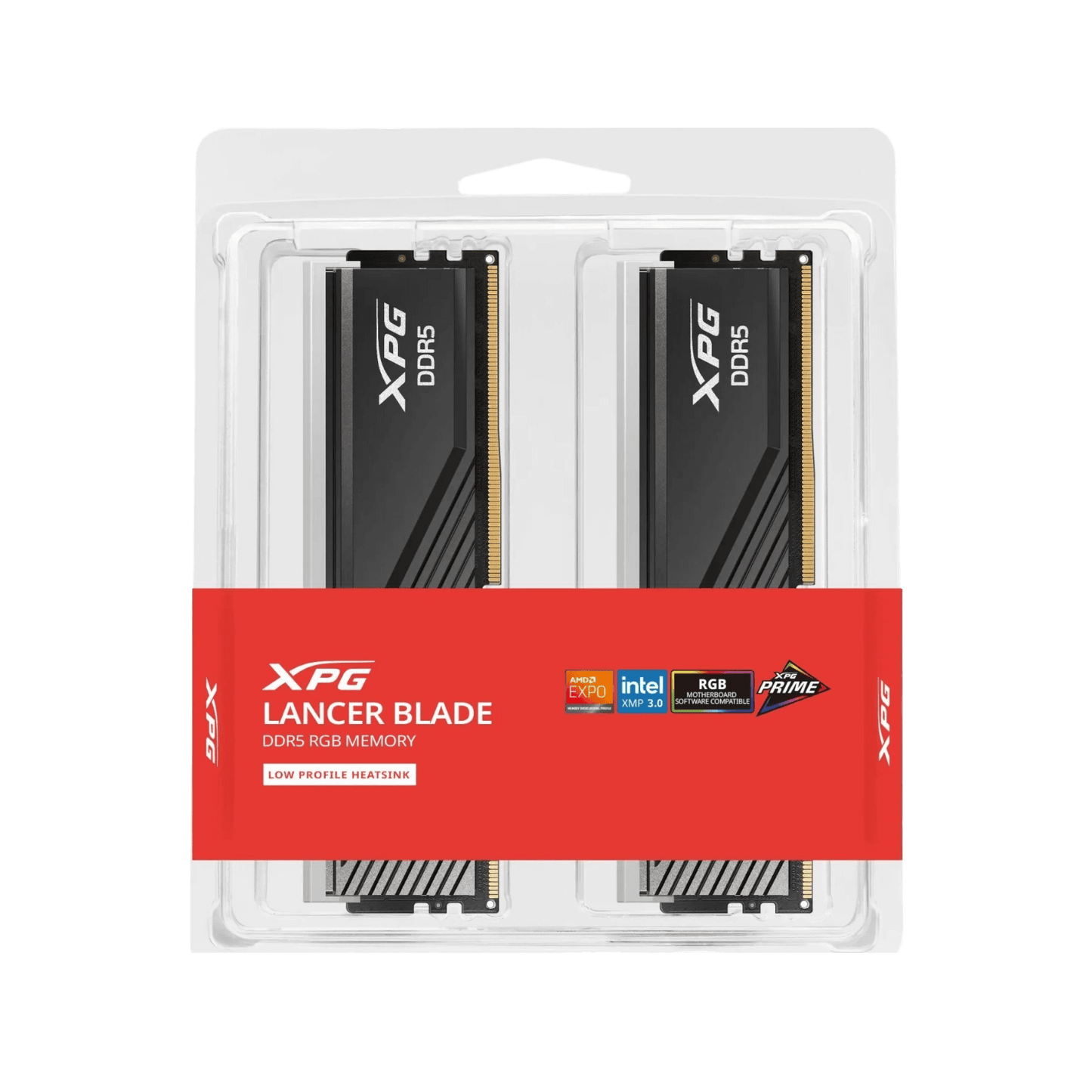 Pamięć RAM Adata XPG Lancer Blade RGB DDR5 32GB (2x16GB) 6000MHz CL30 Black