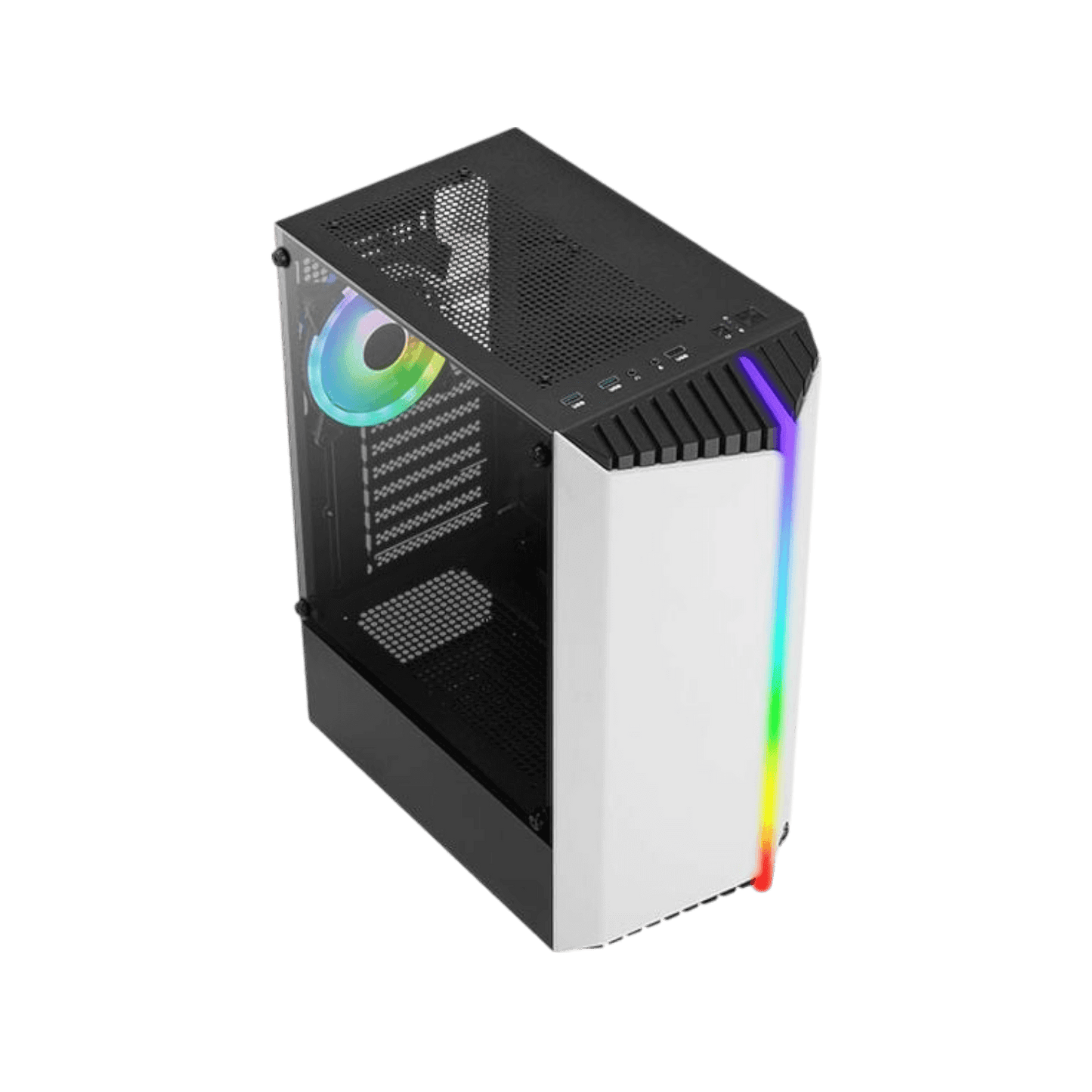 Obudowa AeroCool Bionic RGB White