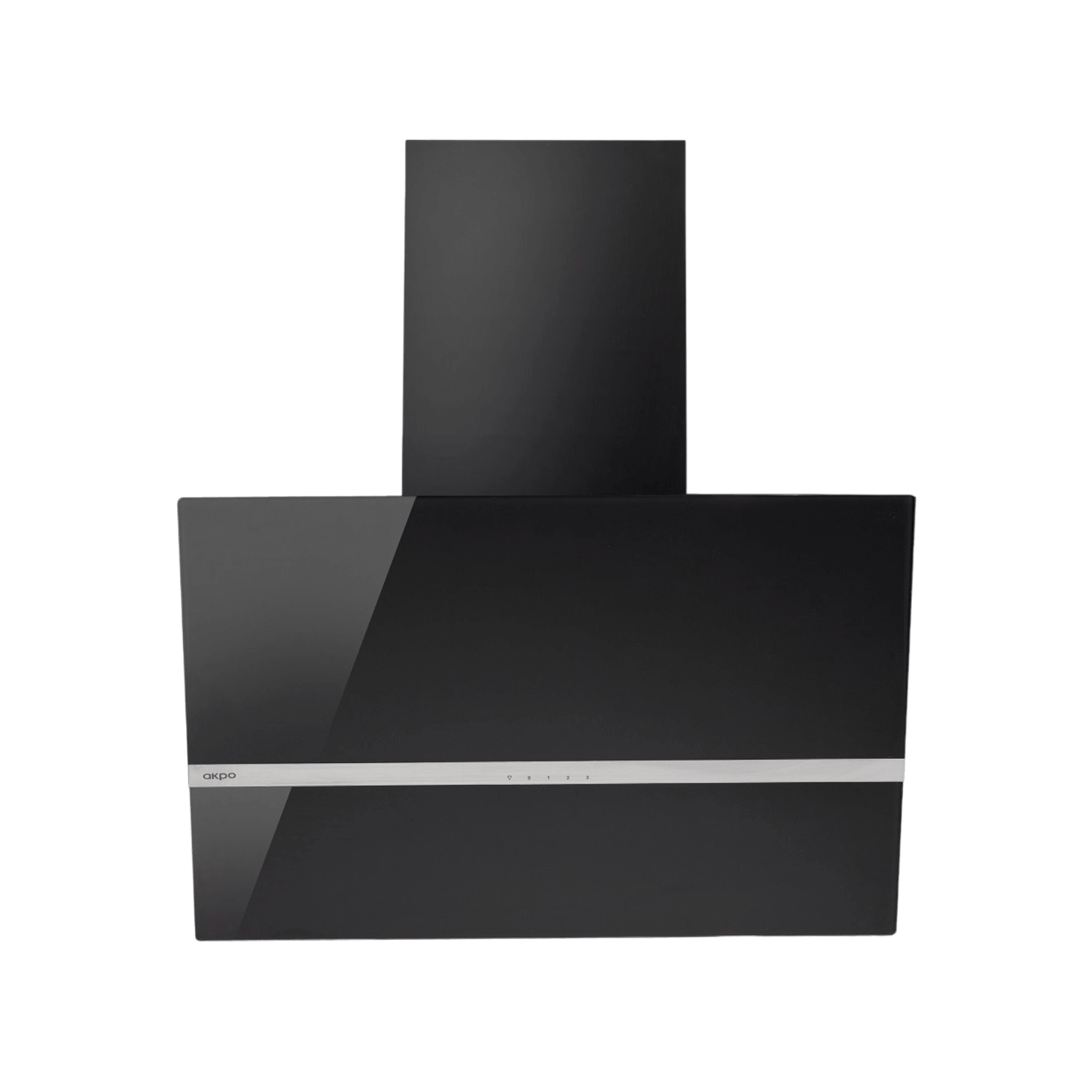 Okap kominowy Akpo WK-4 Balance Eco 60 cm Czarny.