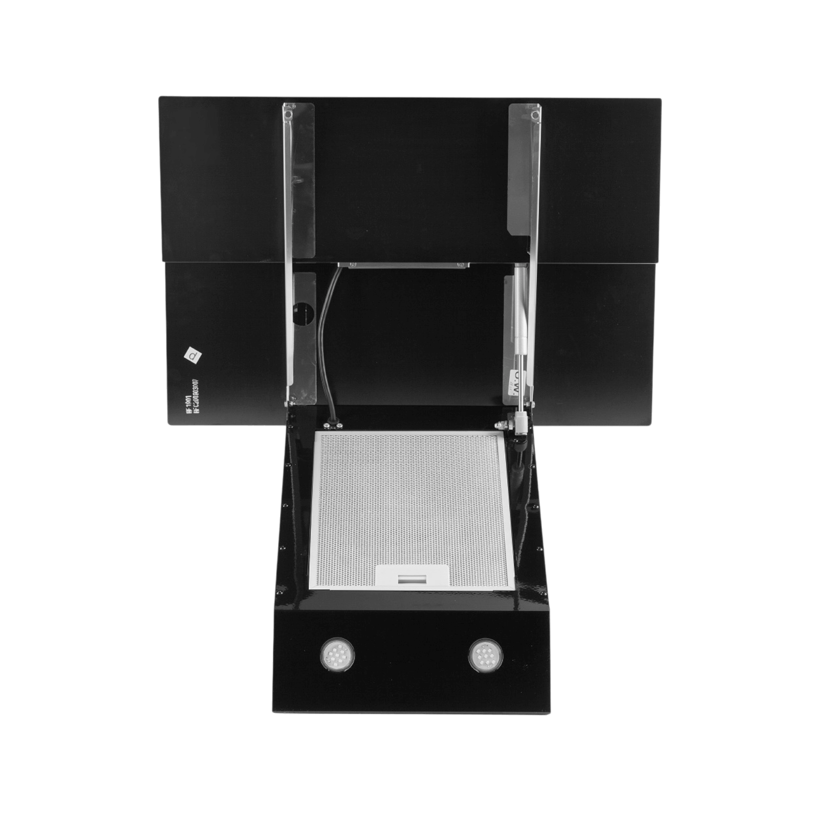 Okap kominowy Akpo WK-4 Balance Eco 60 cm Czarny.