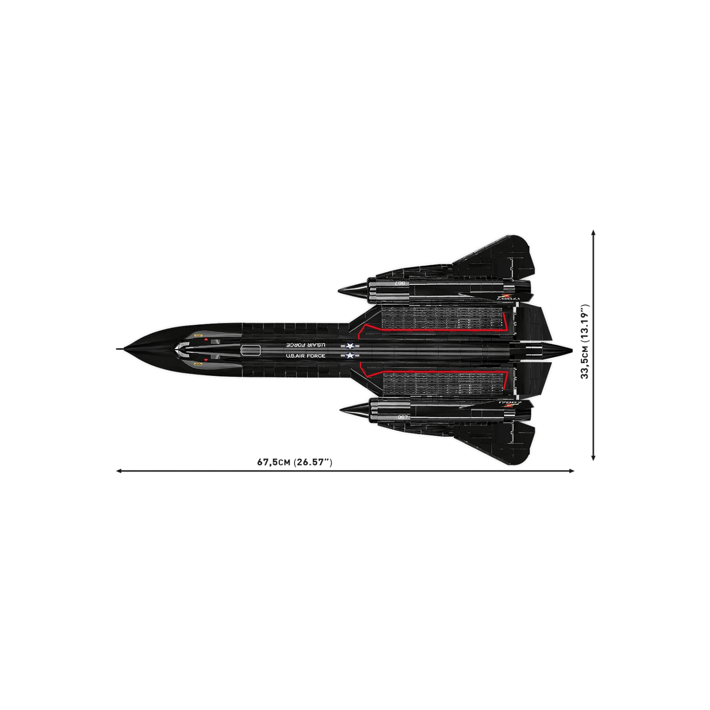 Cobi Klocki Lockheed SR-71 Blackbird