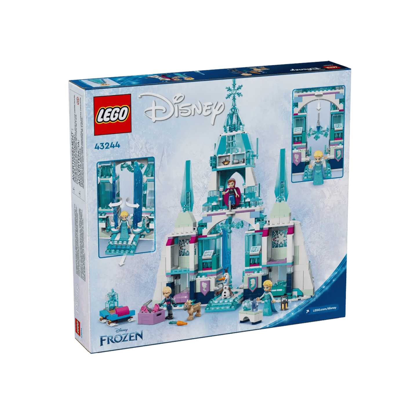 LEGO Disney Kraina Lodu Frozen Lodowy pałac Elzy 43244