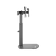 Uchwyt biurkowy wolnostojący na dwa monitory Maclean Ergo Office ER-411 VESA 17" - 27" 6kg