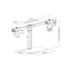 Uchwyt biurkowy wolnostojący na dwa monitory Maclean Ergo Office ER-411 VESA 17" - 27" 6kg