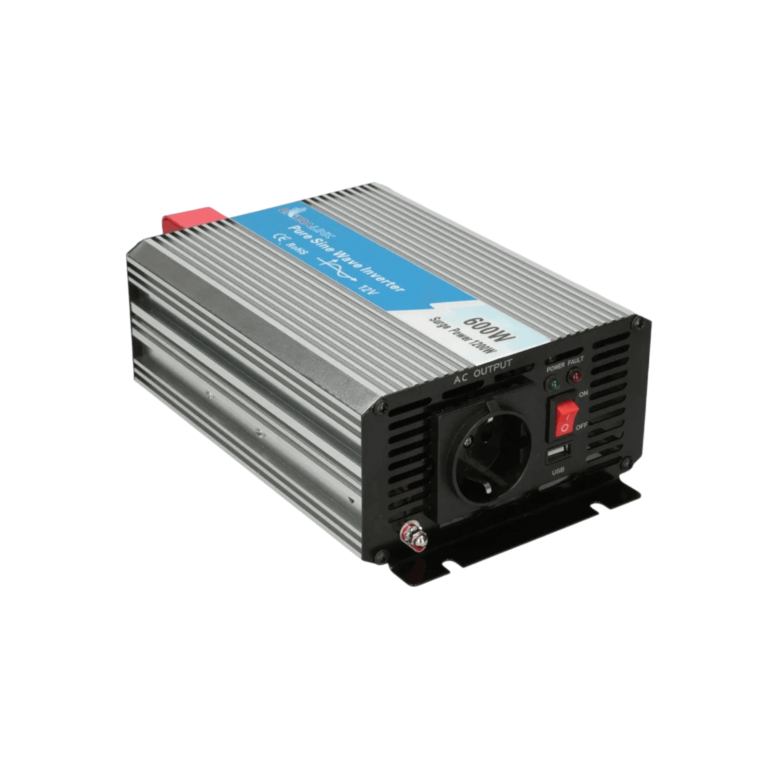 Przetwornica Extralink OPIP-600W 12V na 230V 500W Czysta sinusoida.