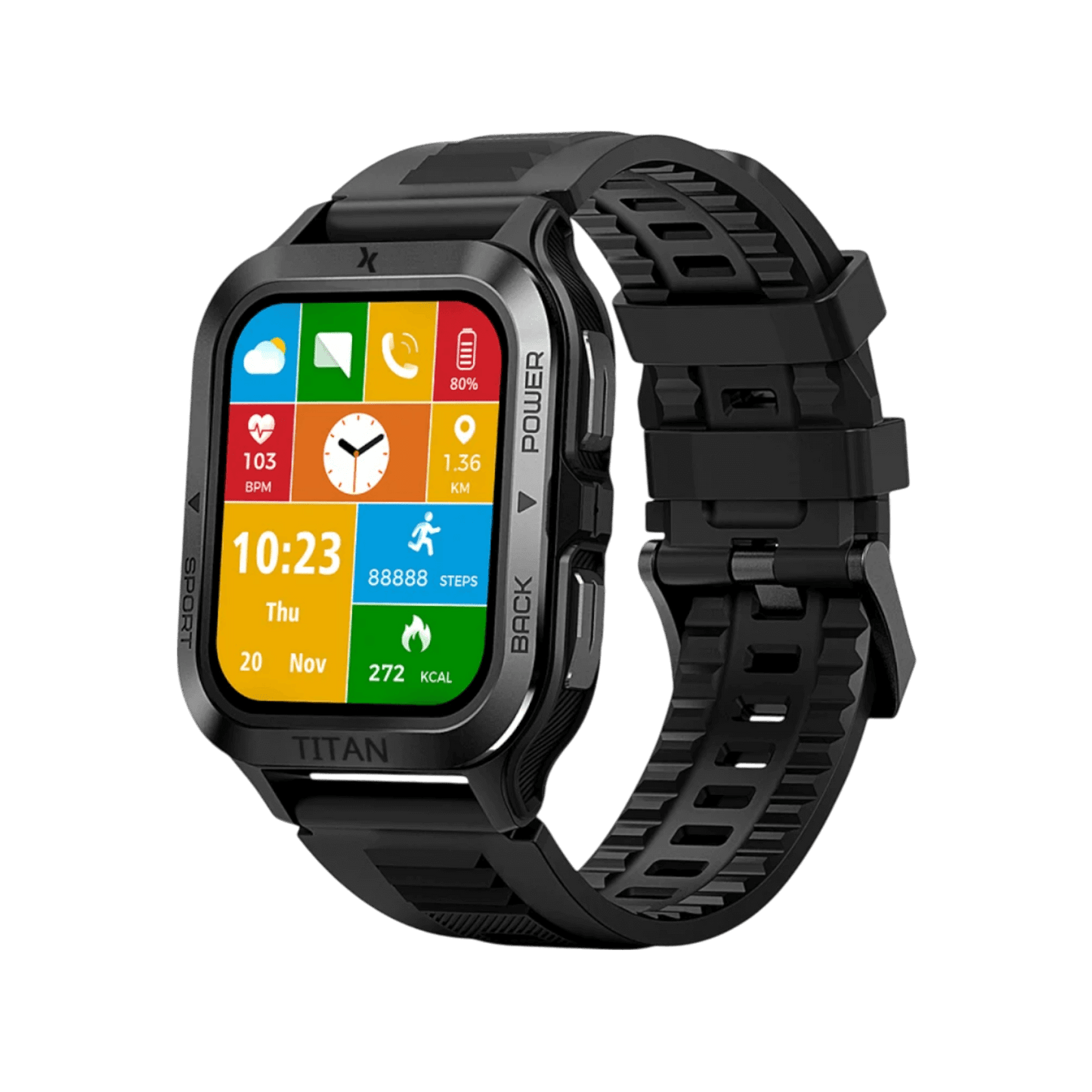 Smartwatch Fit FW67 Titan Pro Grafitowy