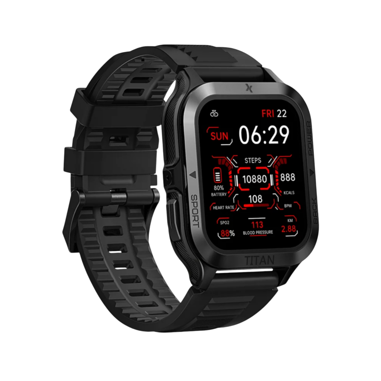 Smartwatch Fit FW67 Titan Pro Grafitowy