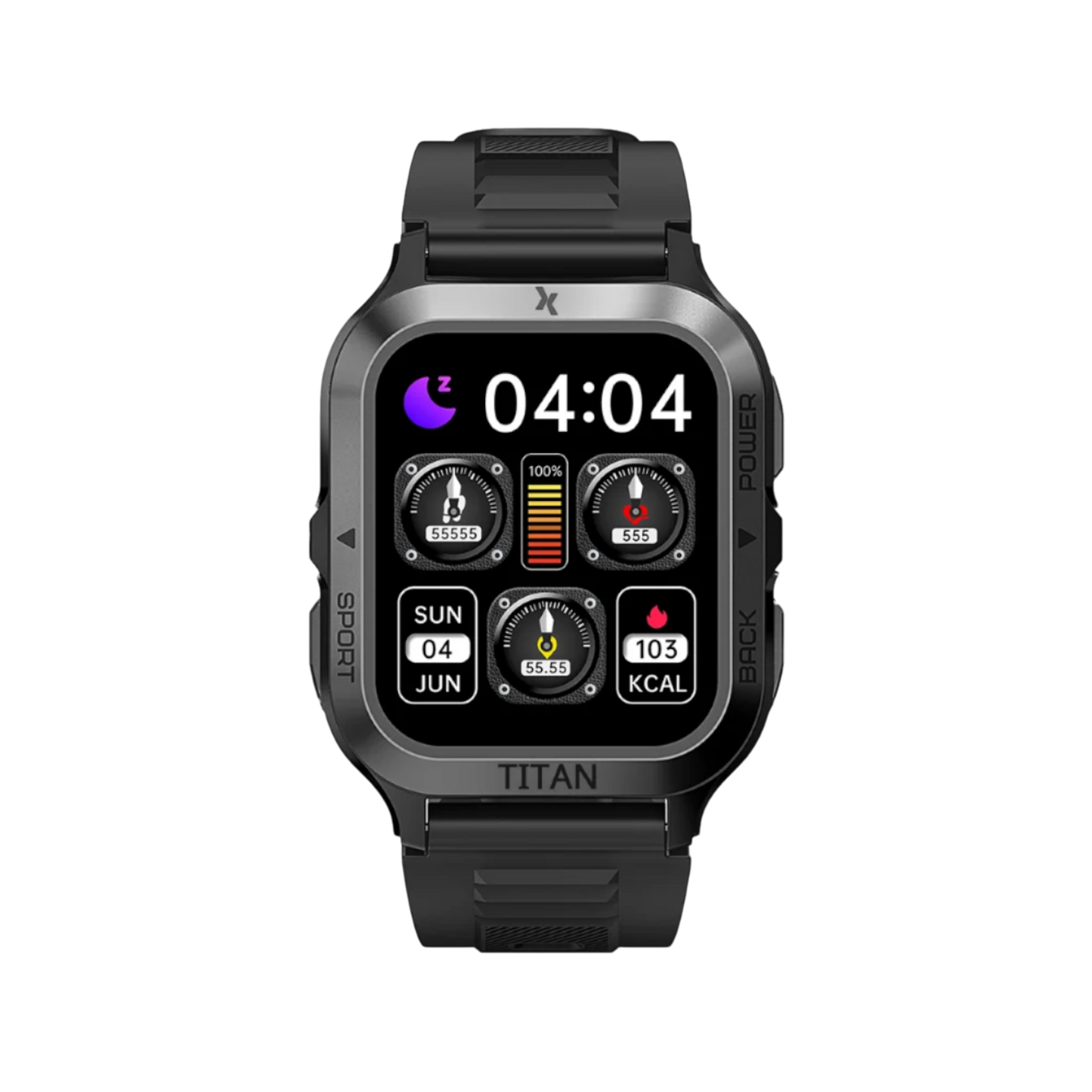 Smartwatch Fit FW67 Titan Pro Grafitowy