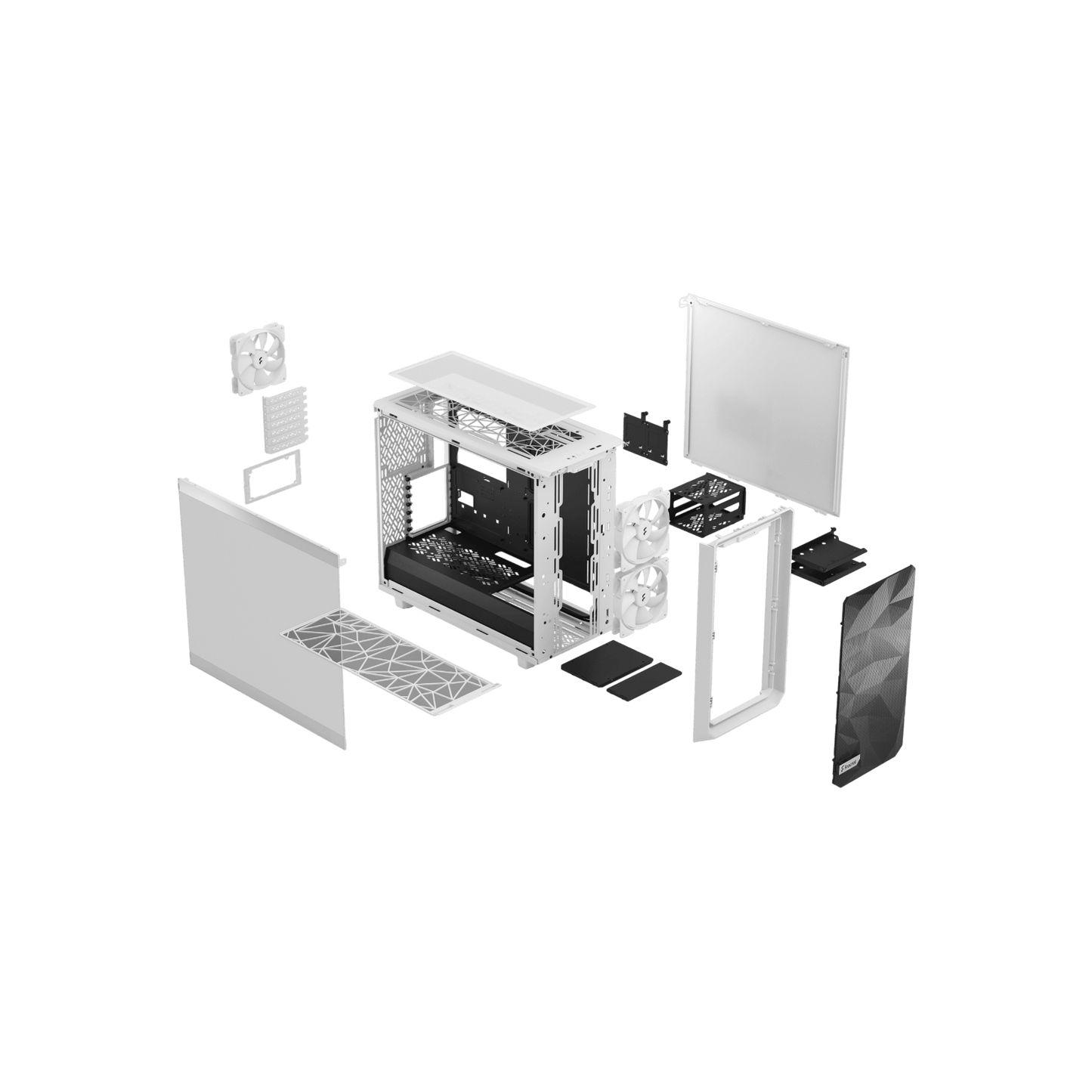Obudowa Fractal Design Meshify 2 Lite White TG Clear
