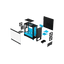 Obudowa Fractal Design Pop Air RGB Cyan Core