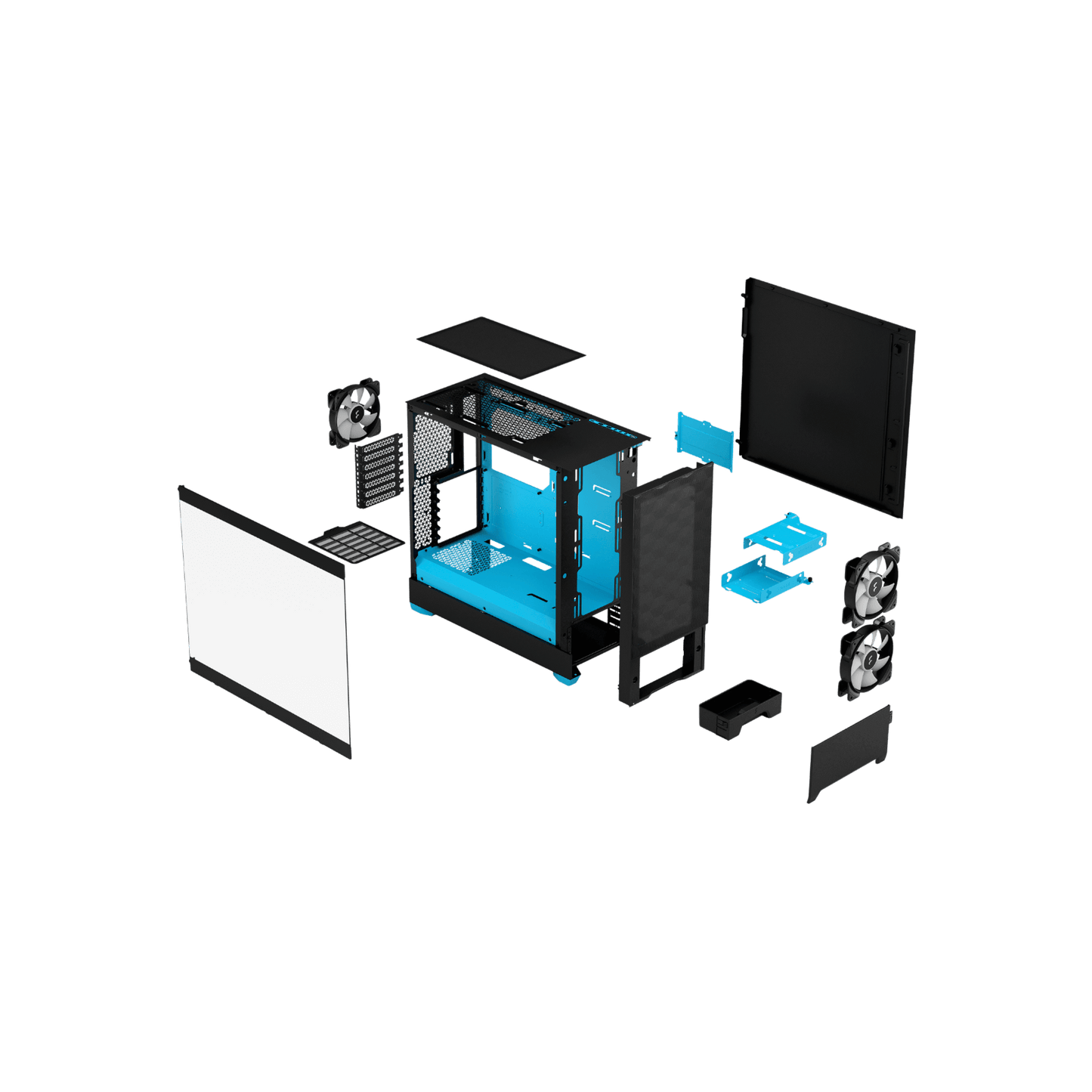 Obudowa Fractal Design Pop Air RGB Cyan Core