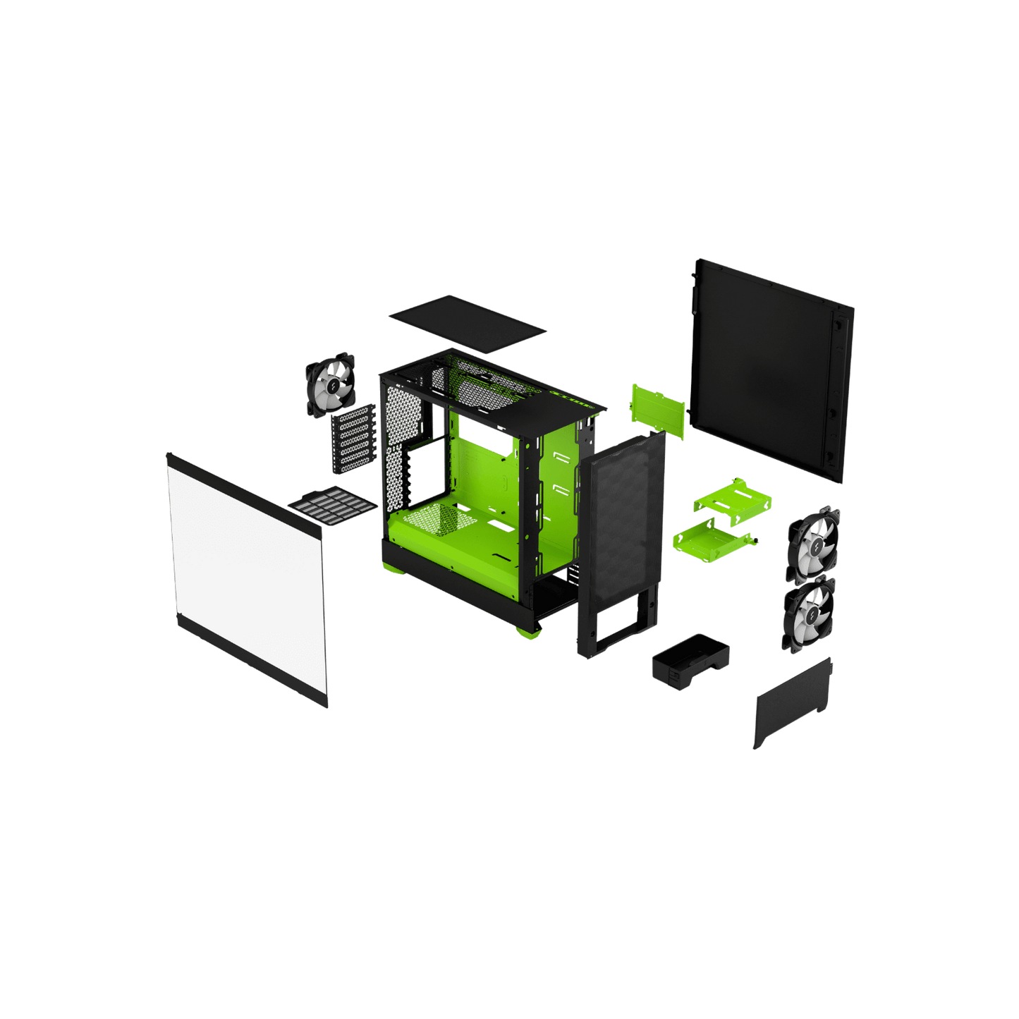 Obudowa Fractal Design Pop Air RGB Green Core