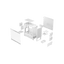 Obudowa Fractal Design Pop Air RGB White TG Clear