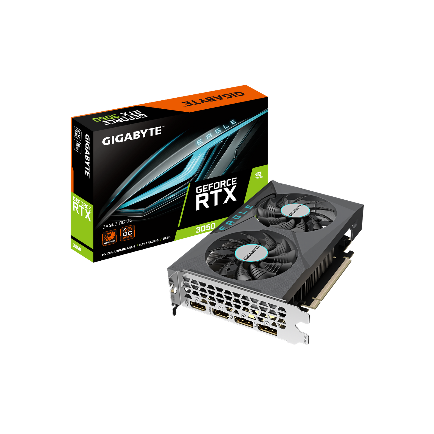 Karta graficzna Gigabyte GeForce RTX 3050 EAGLE OC 6GB GDDR6