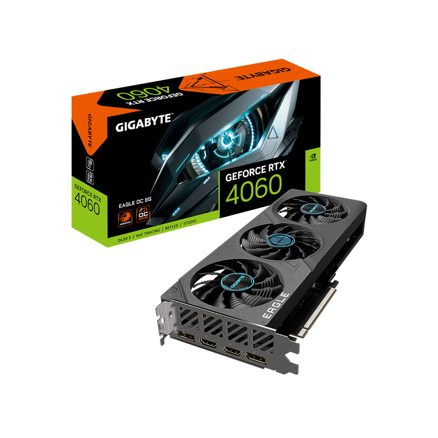 Karta graficzna Gigabyte GeForce RTX 4060 EAGLE OC 8GB GDDR6