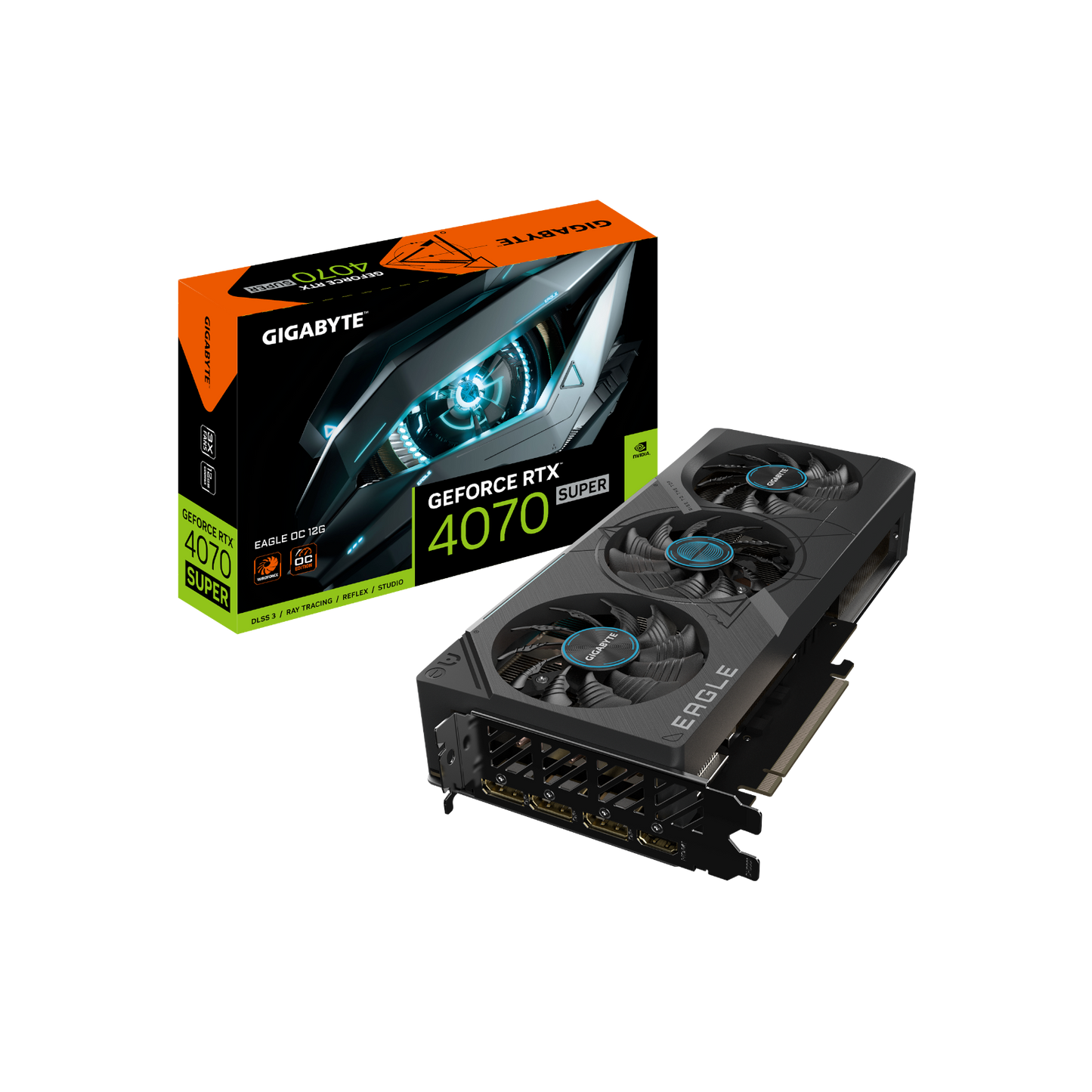 Karta graficzna Gigabyte GeForce RTX 4070 SUPER EAGLE OC 12GB GDDR6X