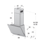 Okap kominowy Gorenje G400 WHI629EB 60cm