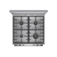 Kuchnia gazowo-elektryczna Gorenje GKS6C71XF
