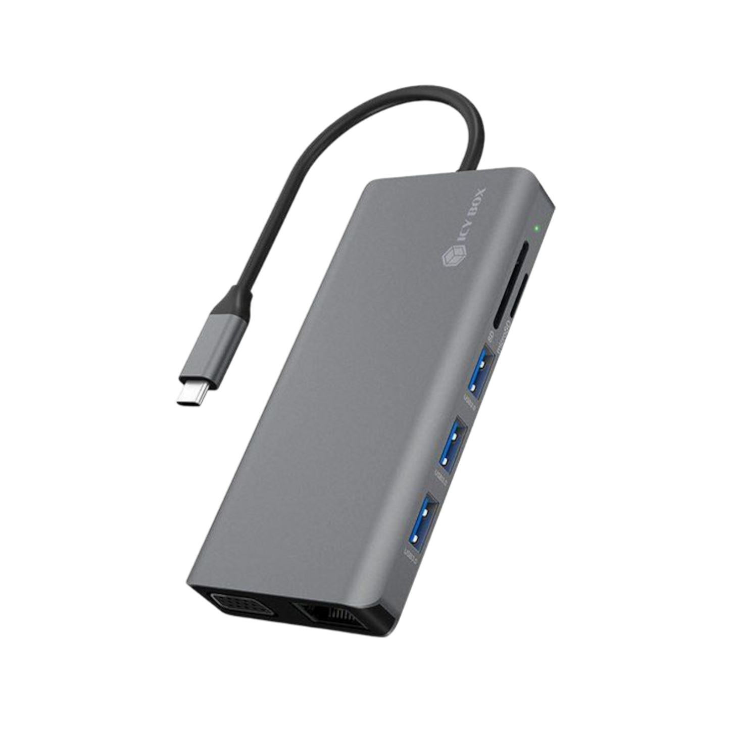 Stacja dokująca IcyBox IB-DK4070-CPD USB-C Power Delivery 100 W