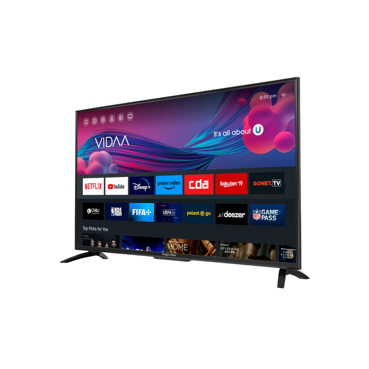 Telewizor Kruger&Matz KM0240FHD-V 40" Full HD Smart TV