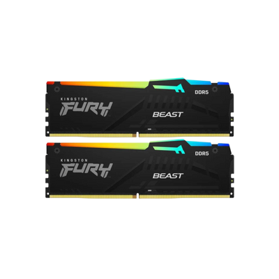 Pamięć RAM Kingston Fury Beast DDR5 RGB 16GB (2x8GB) 5600MHz CL36 EXPO Black