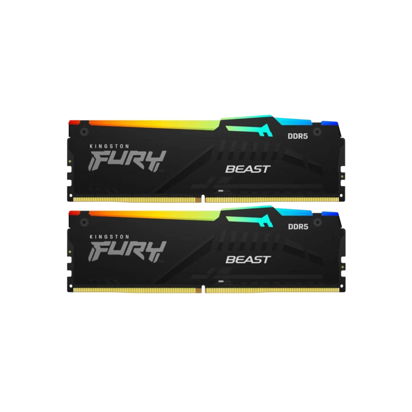 Pamięć RAM Kingston Fury Beast DDR5 RGB 32GB (2x16GB) 6400MHz CL32 EXPO Black