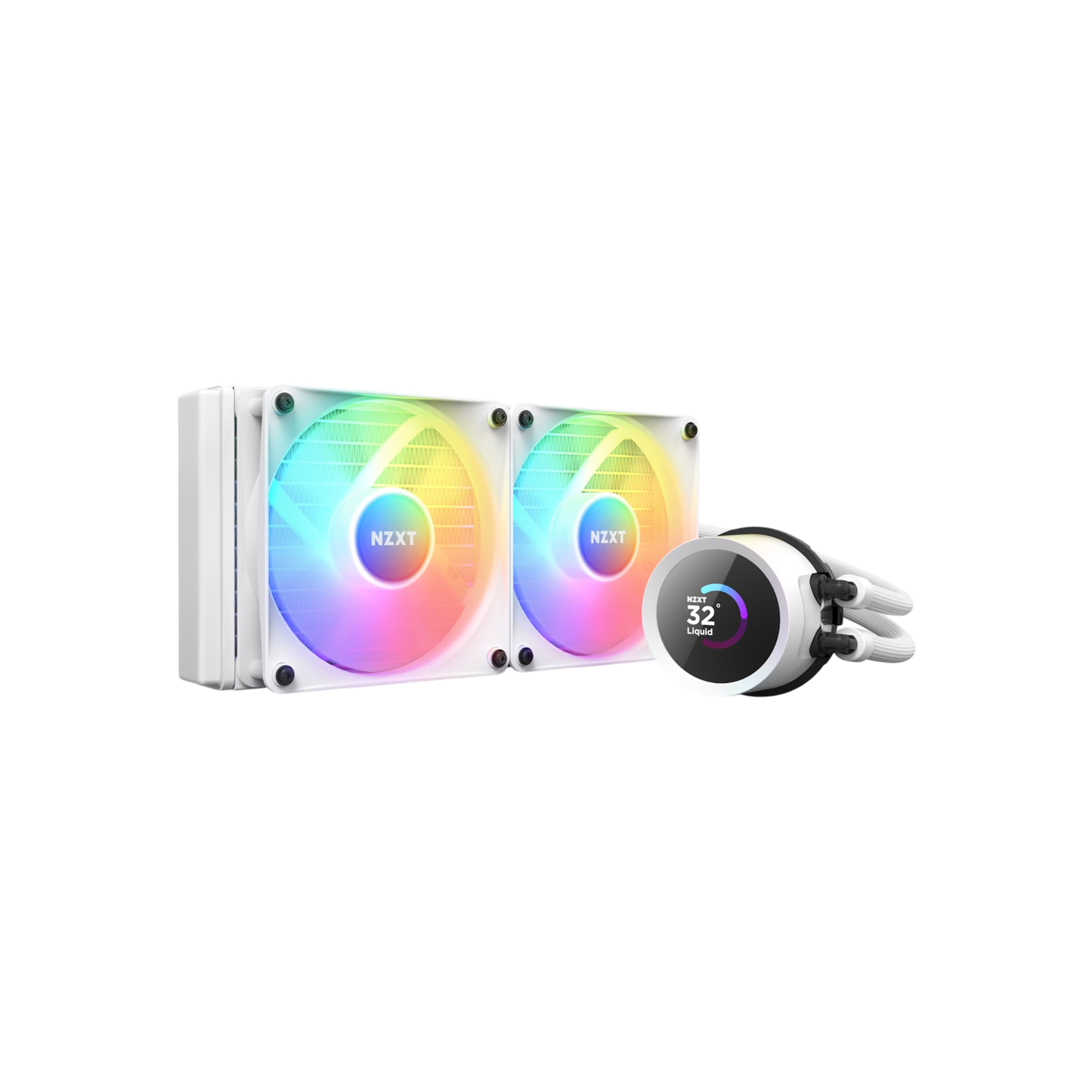 Chłodzenie CPU NZXT Kraken 240 RGB LCD Biały