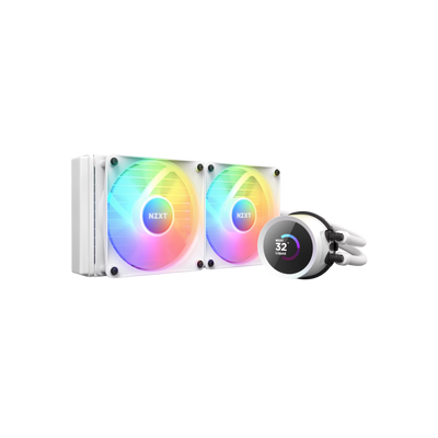 Chłodzenie CPU NZXT Kraken 240 RGB LCD Biały