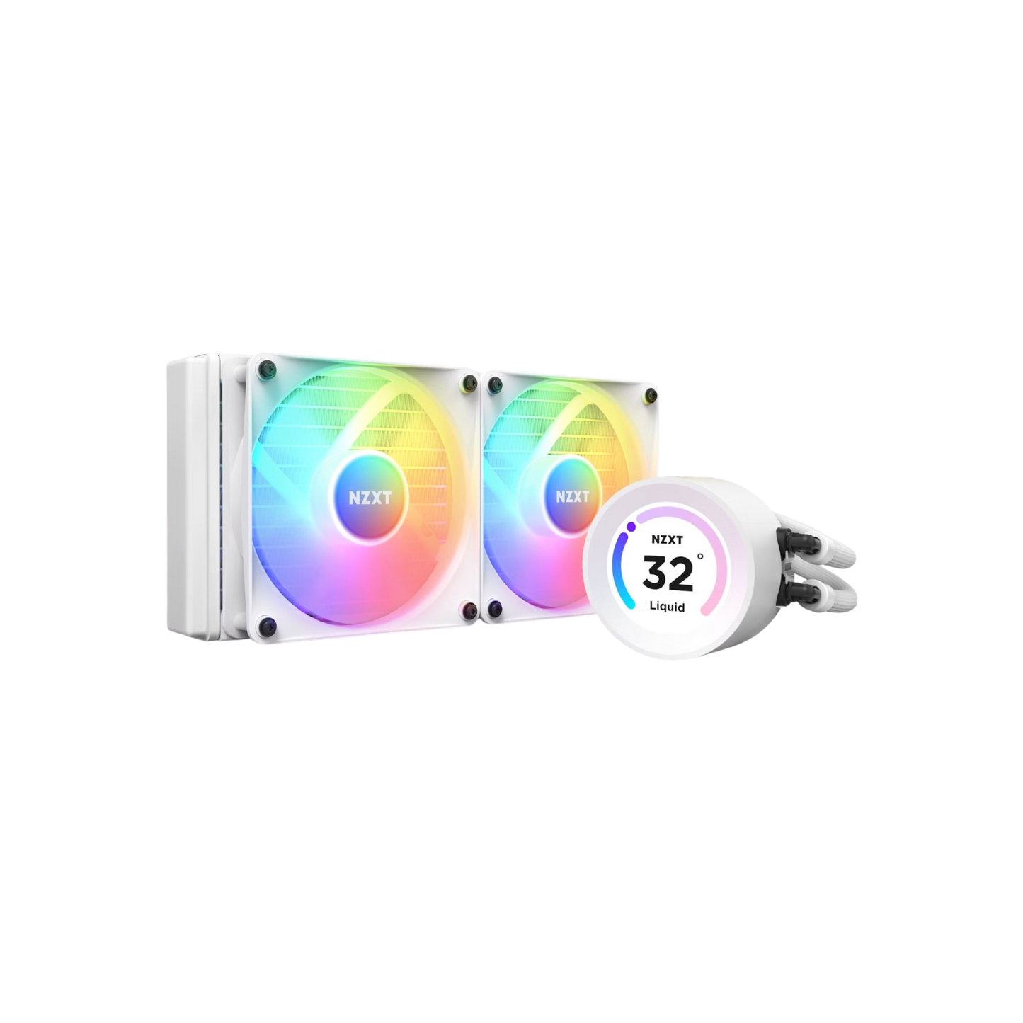 Chłodzenie CPU NZXT Kraken Elite 240 RGB LCD Biały